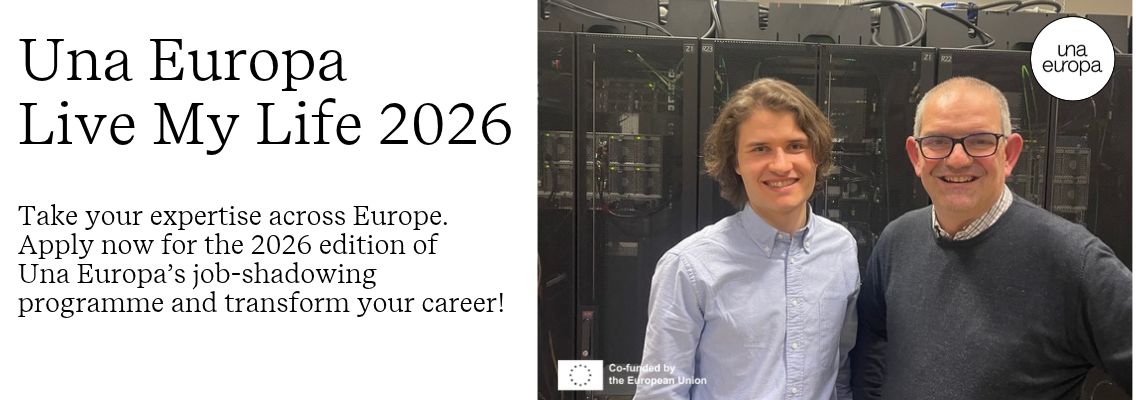 Participa en la edición 2026 de "Live my Life", el programa de job shadowing para PTGAS de Una Europa